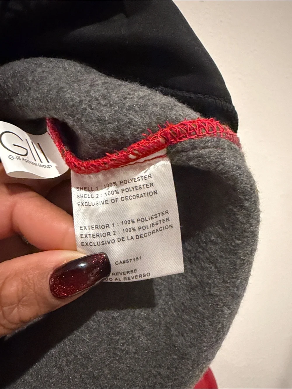 Men's Rust and Gray Quarter-Zip Performance Jacket